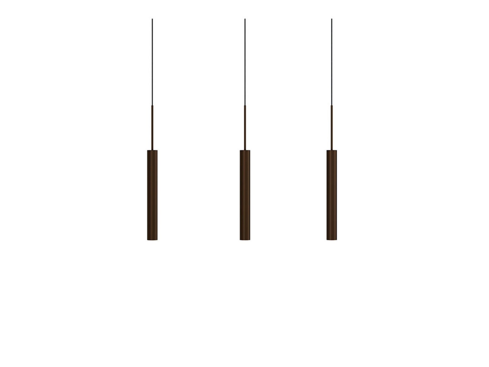 Tubulaire Rail 3 Lampada a Sospensione Alu/Anodized Bronzed - Audo Copenhagen