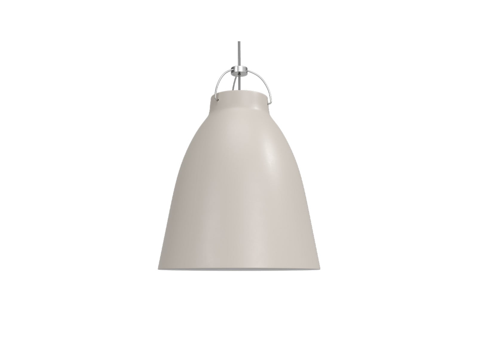 Caravaggio™ P3 Pendel Mat Warm Grå FRITZ HANSEN - Stue - Metal billede