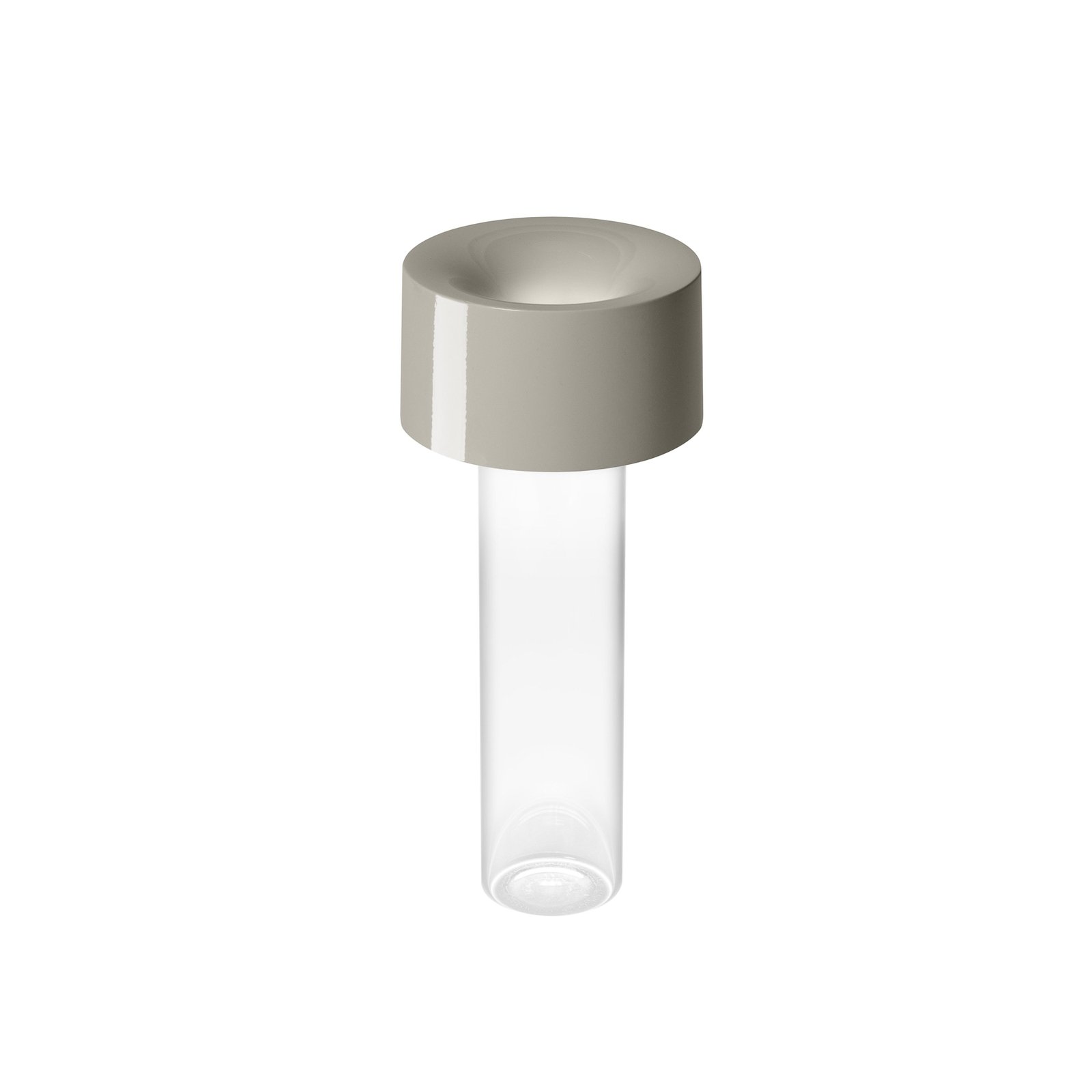 Lámpara de mesa LED recargable Fleur, blanca, de Foscarini