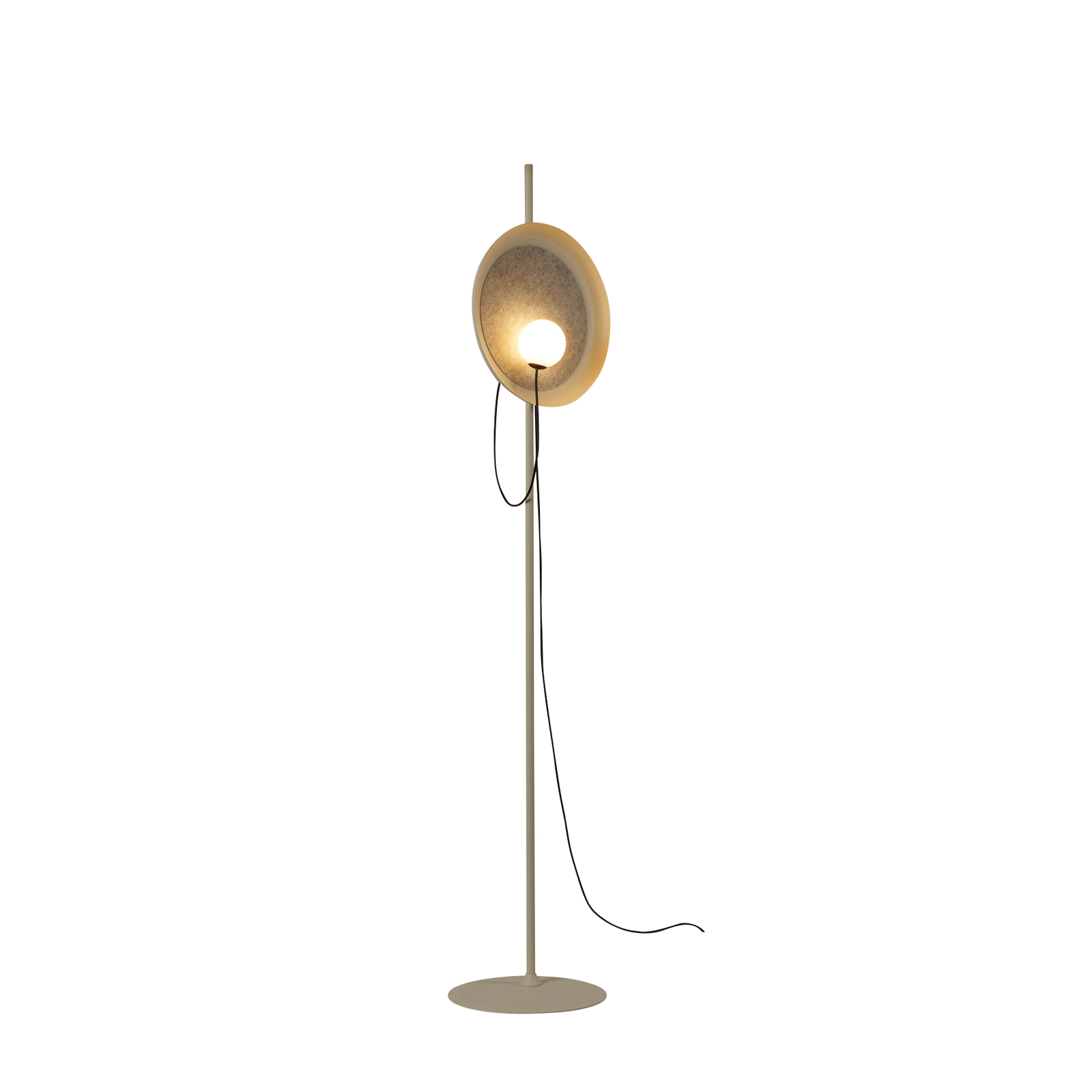 Milan Drátěná stojací lampa Ø 38 cm v barvě norka