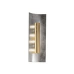 Aplique de pared Aura Silber Shade gold, altura 45 cm