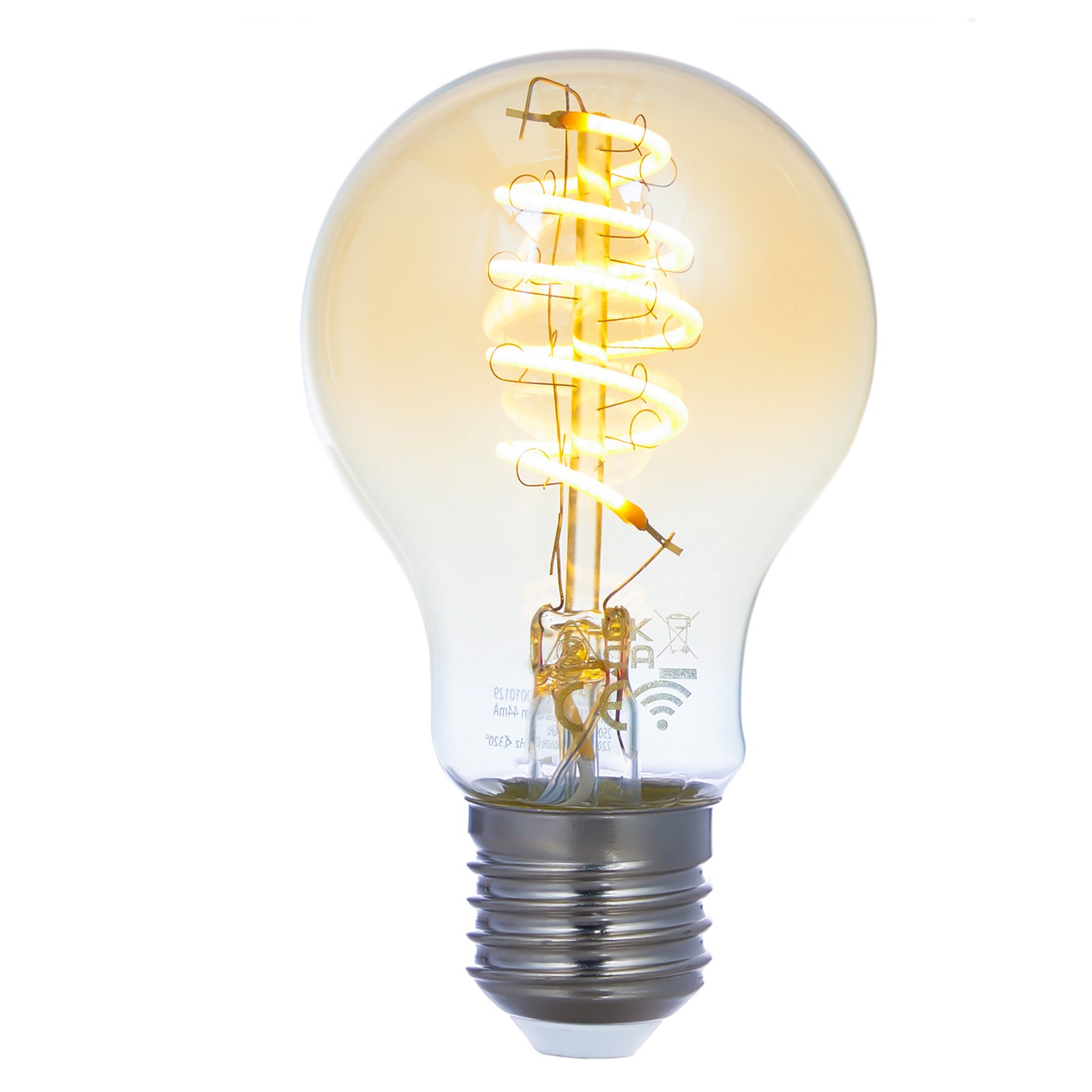 LUUMR Smart LED-Leuchtmittel A60 E27 amber 4,9W Tuya WLAN
