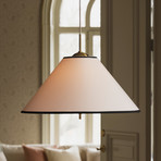 Globen Lighting hanglamp IRIS 50 crèmekleurig Ø 50 cm