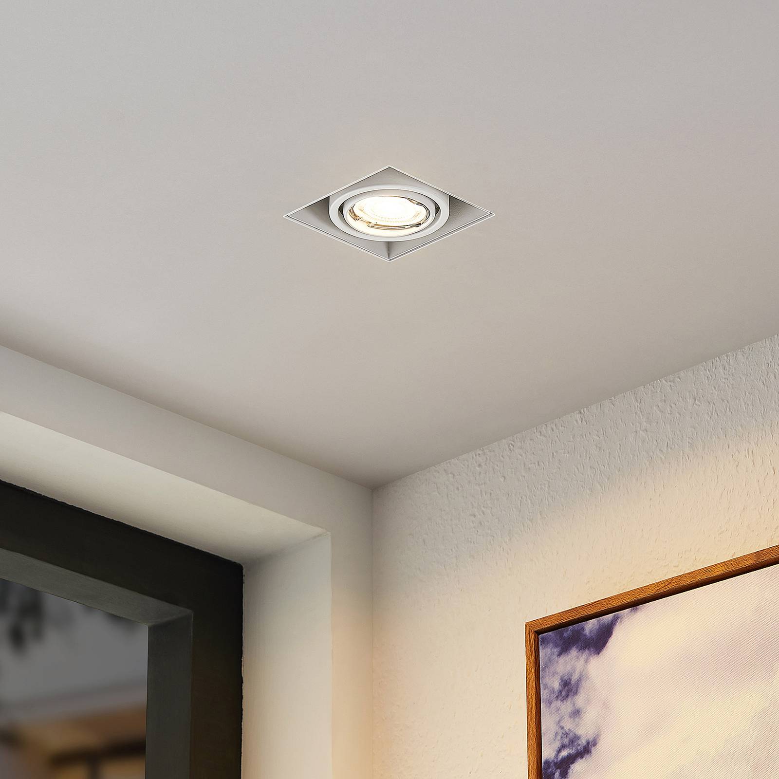 Arcchio Hidaya luminaire semi encastré 1 l. blanc