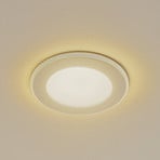 Lindby LED inbouwlamp Toka, 6,5 W, wit, kunststof, CCT