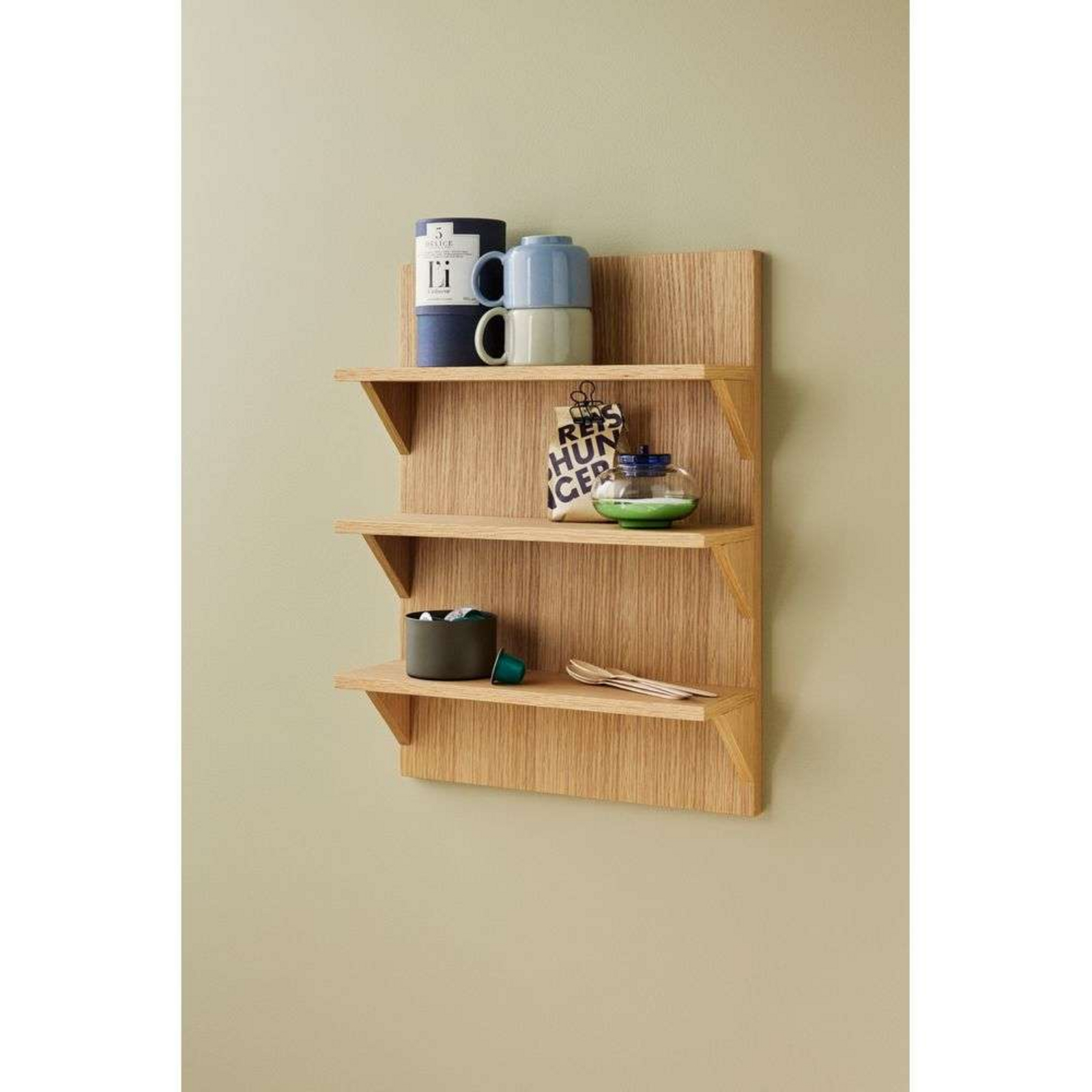 Straight Shelf Unit Natural - Hübsch