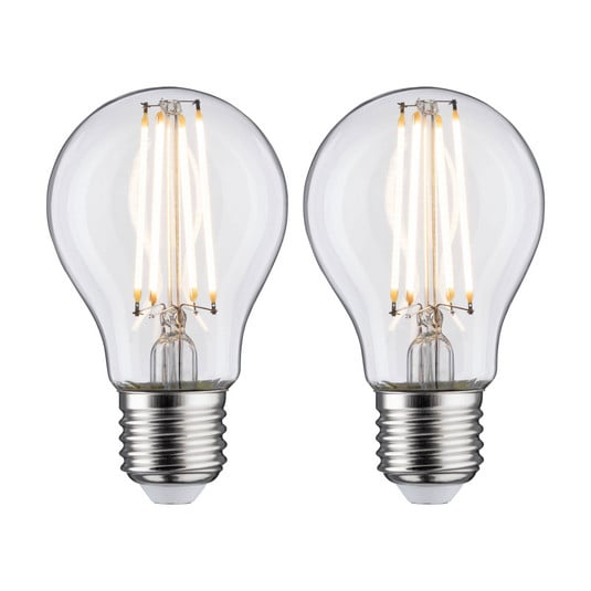 Ampoule LED à filament E27 7W 2.700K clair pack de 2