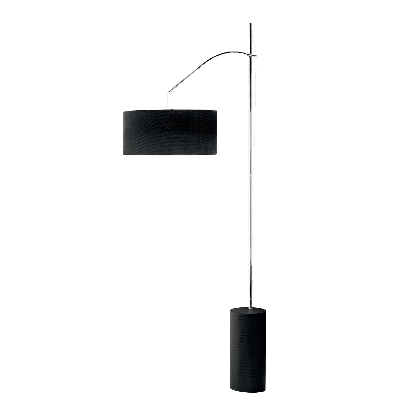ICONE Bogenleuchte Gru, schwarz, aluminium