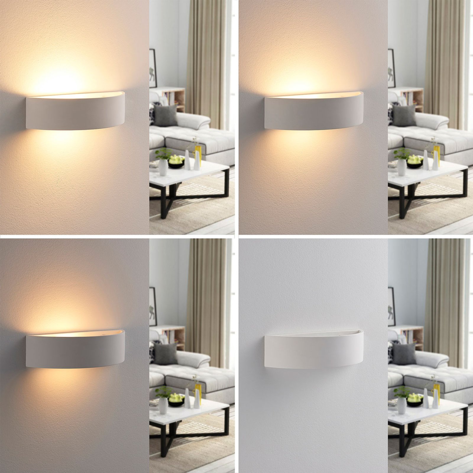 Aurel Wall Lamp White - Lindby