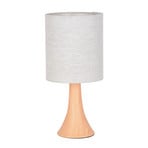 Lampada da tavolo Arto marrone chiaro/bianco, altezza 32 cm - COREP SAS