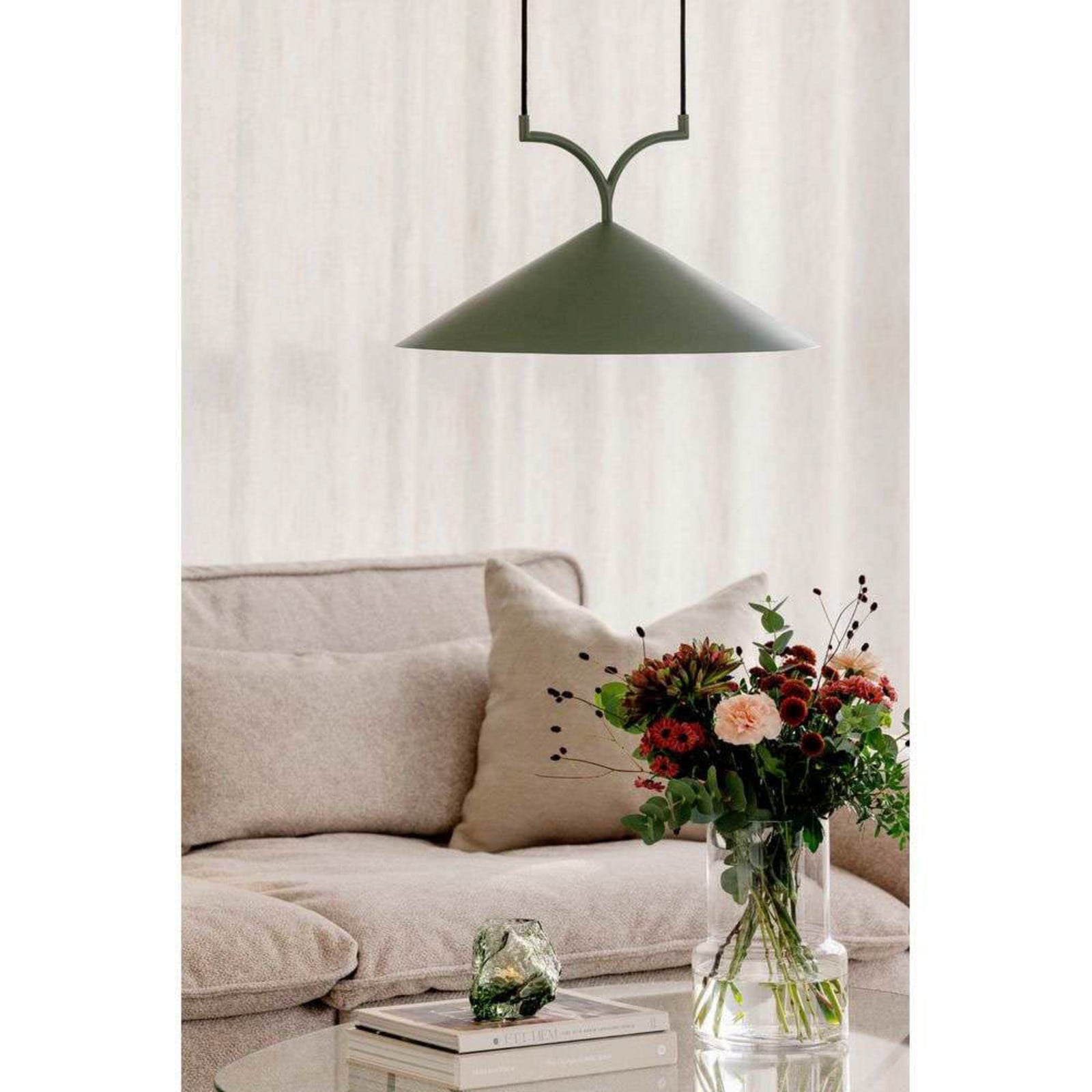Curve 50 Taklampa Green Globen Lighting - Vardagsrum - Design - Metall
