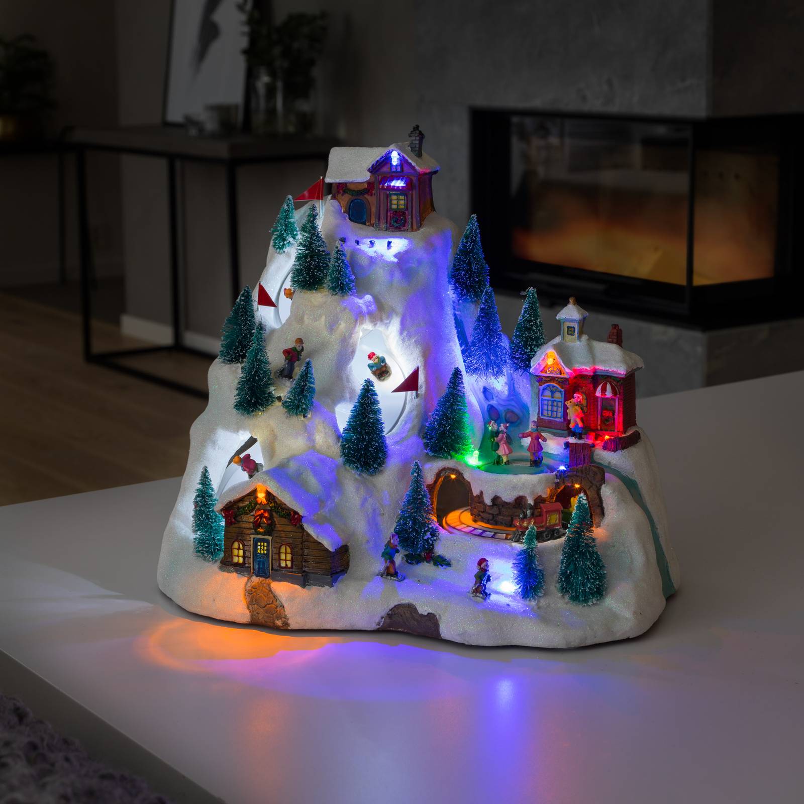 Zdjęcia - Żyrandol / lampa Konstsmide Christmas Oświetlenie LED stok narciarski, animacja, muzyka