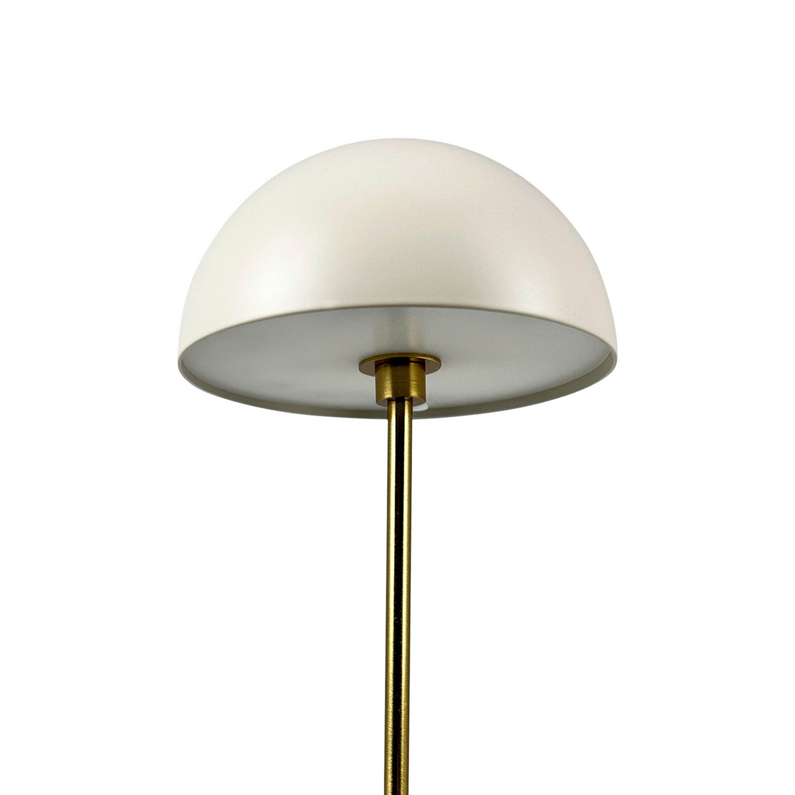 Dyberg Larsen LED-bordslampa Along, beige, höjd 20 cm