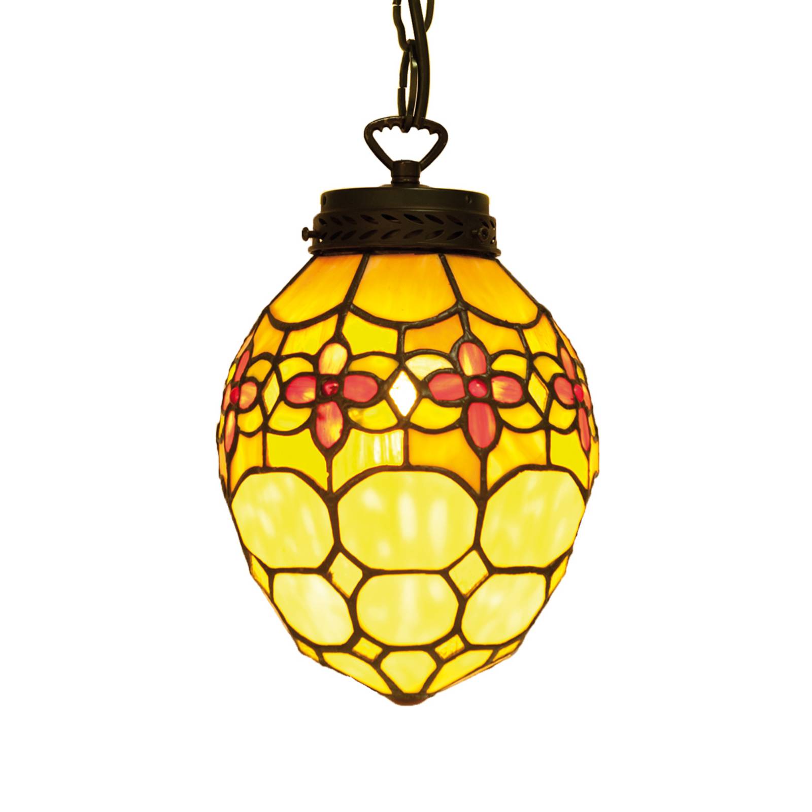 Carla – lampa wisząca w stylu Tiffany