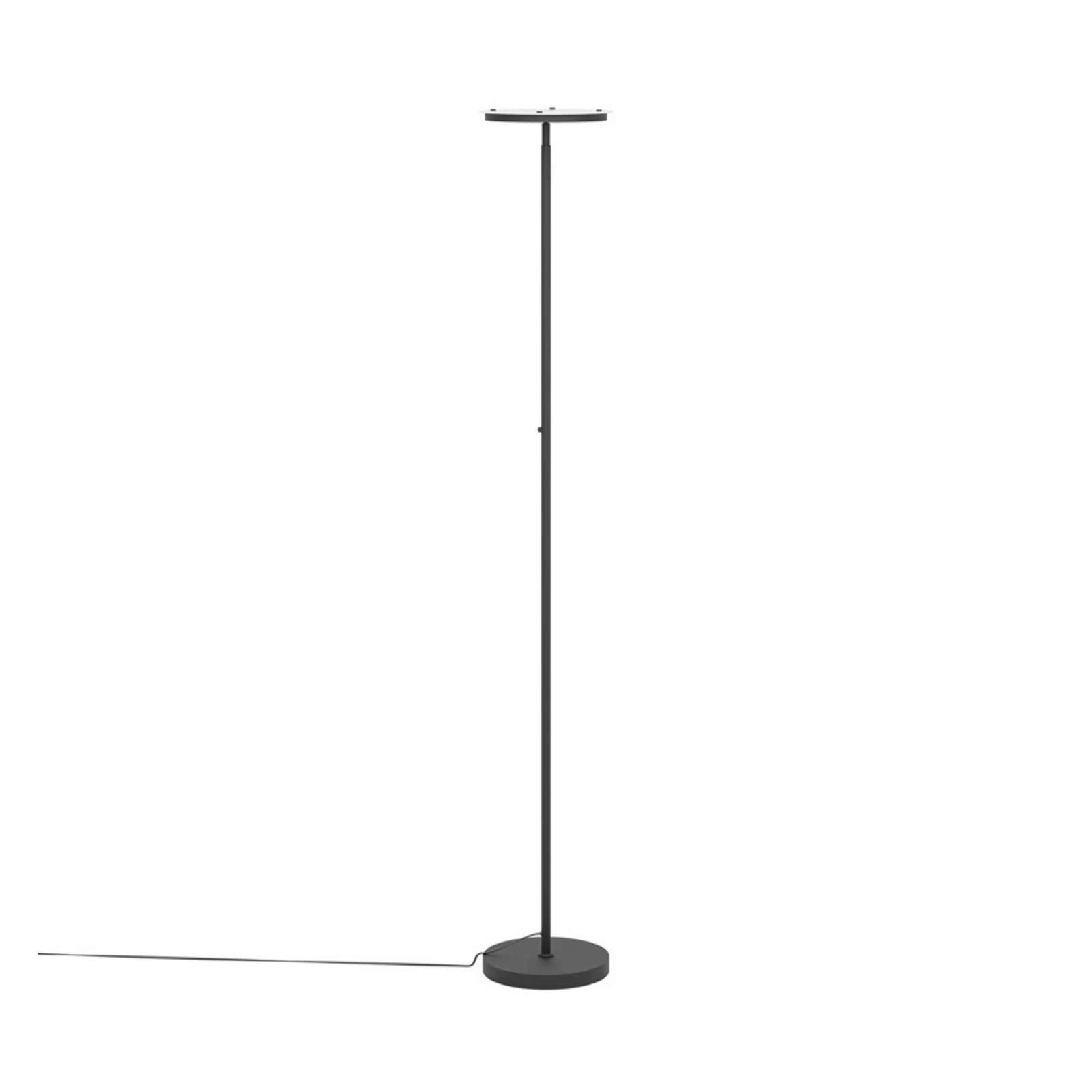 LED stojací lampa EGLO PIAGNOLO, černá, výška 168 cm, CCT