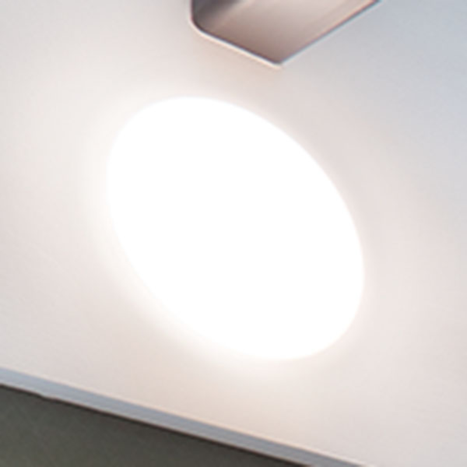 Regiolux WBLR/500 LED wraparound light 48cm 4,574lm 4,000K, for Hallway, acrylic, steel, 37 W, energy efficiency: A++, H: 15 cm