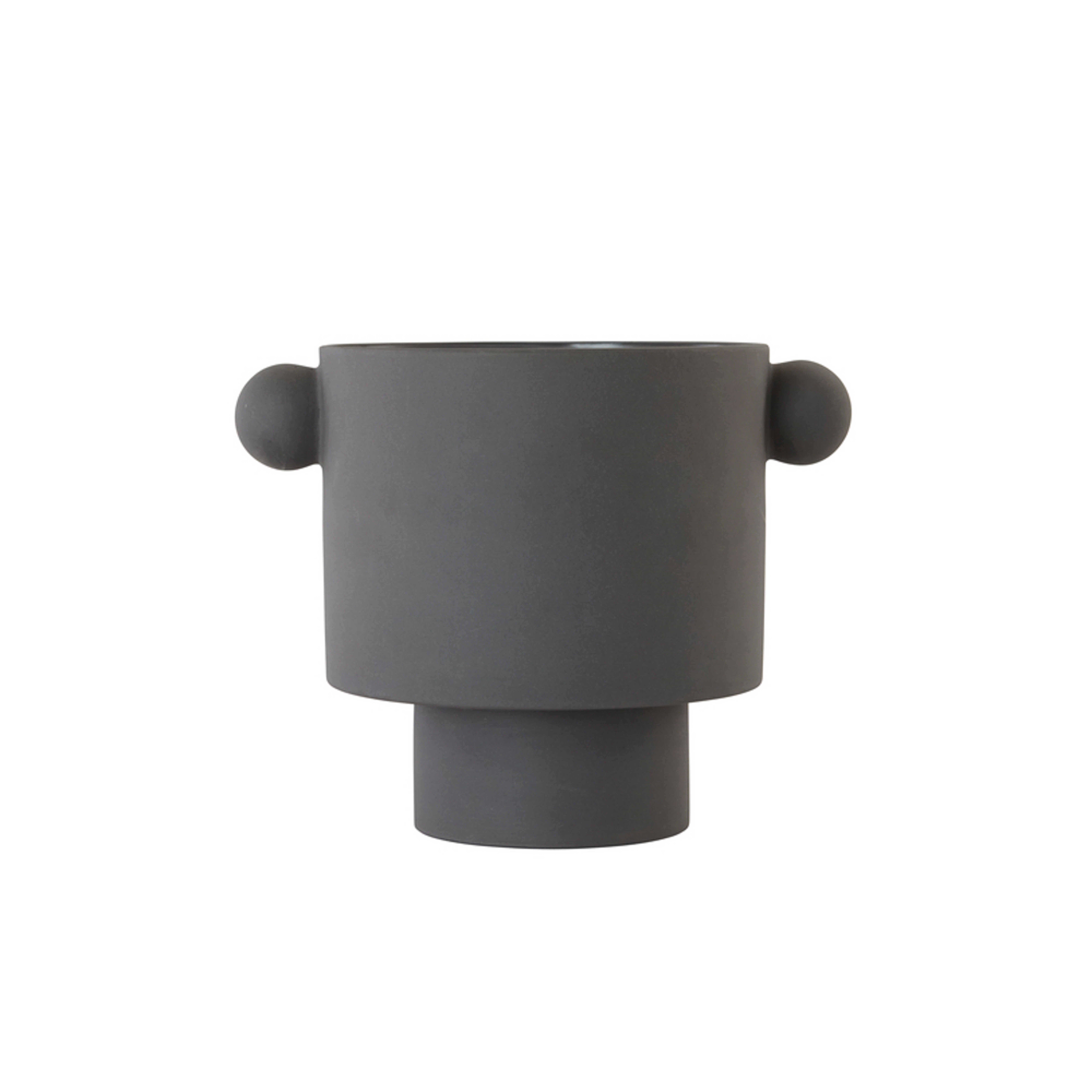 Inka Kana virágcserép, antracit, 23 cm – OYOY Living Design