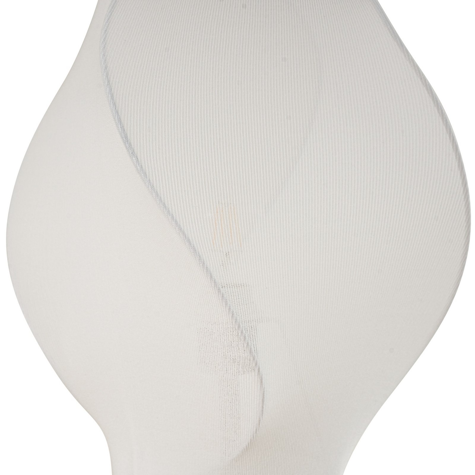 Lucande podna lampa Tovina, tekstil, bijela, visina 165 cm