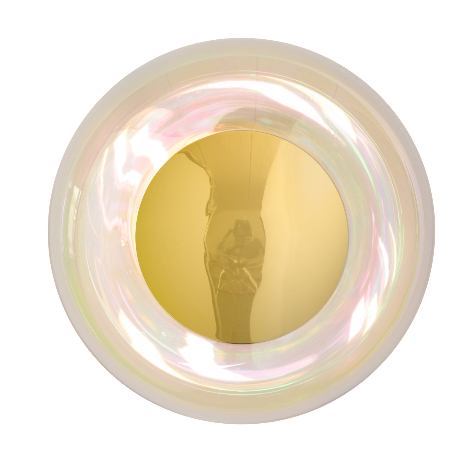 EBB & FLOW Wandleuchte HORIZON SURFACE, klar, Glas, Ø 21 cm