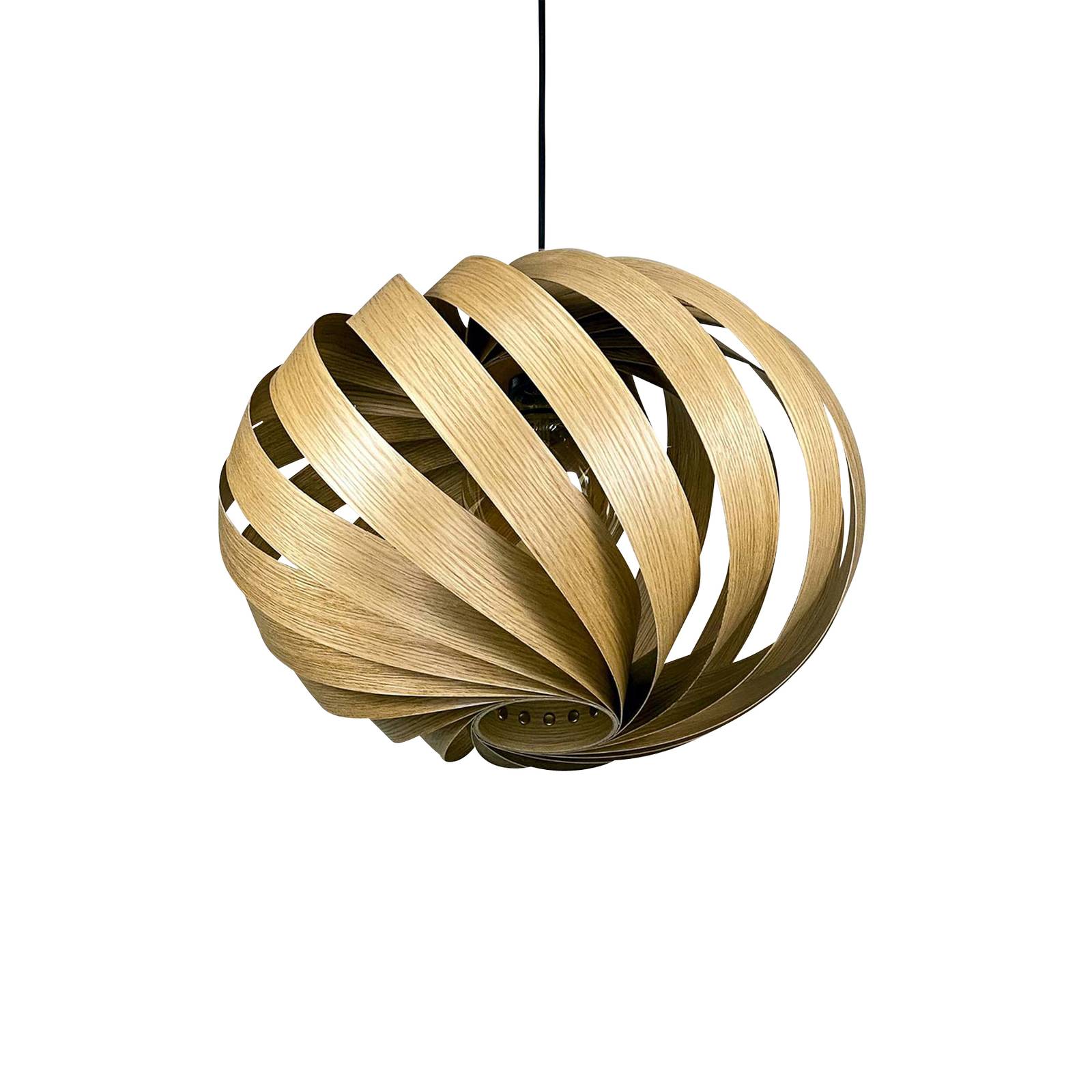 Gofurnit Serentia pendellampa, ek, Ø 55 cm