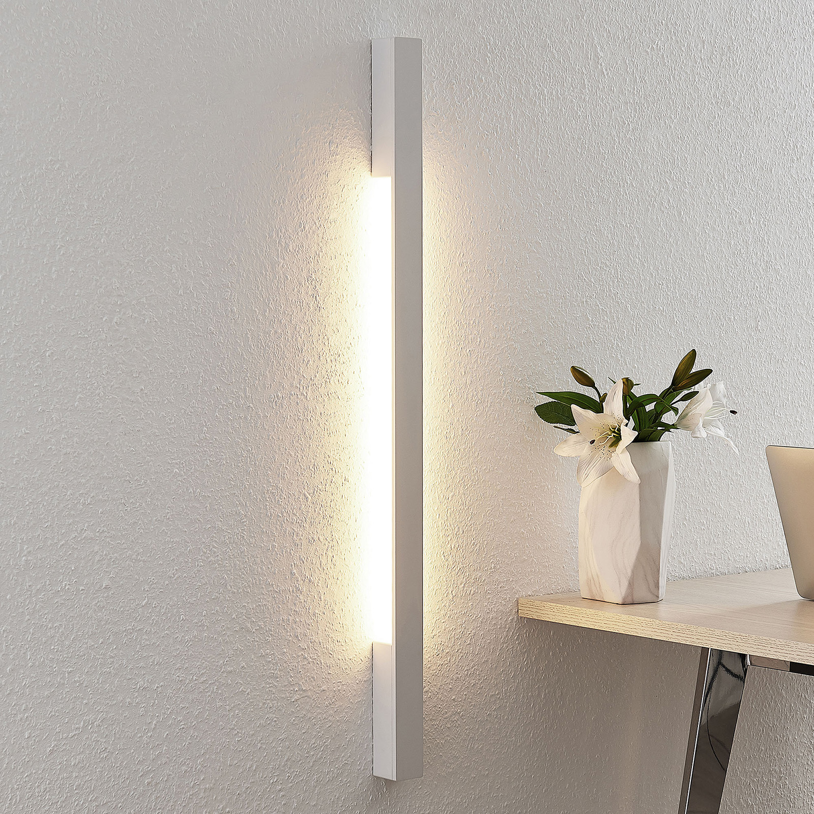 Arcchio Ivano LED wall light 91 cm white