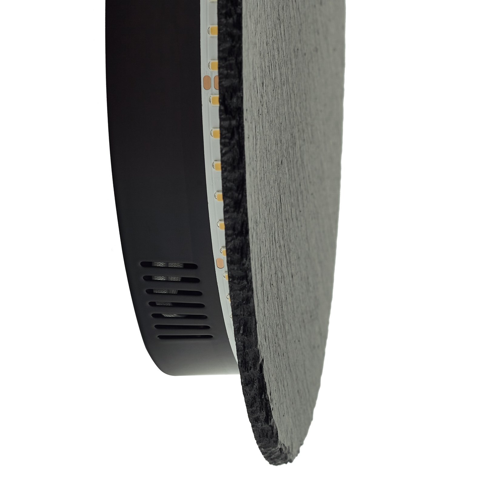 Peetu Round LED Vägglampa Black - Lindby