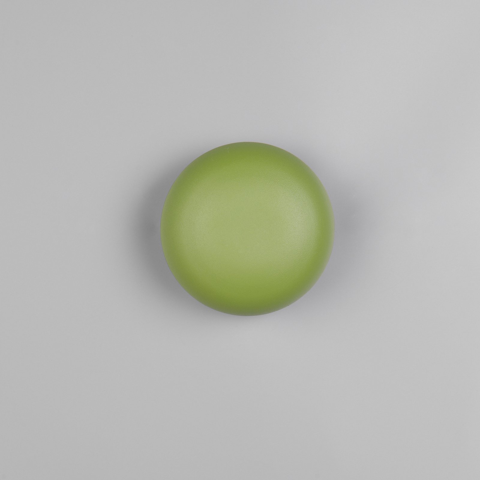 LED battery wall light Davey, green, dimmable, Ø 15.5 cm