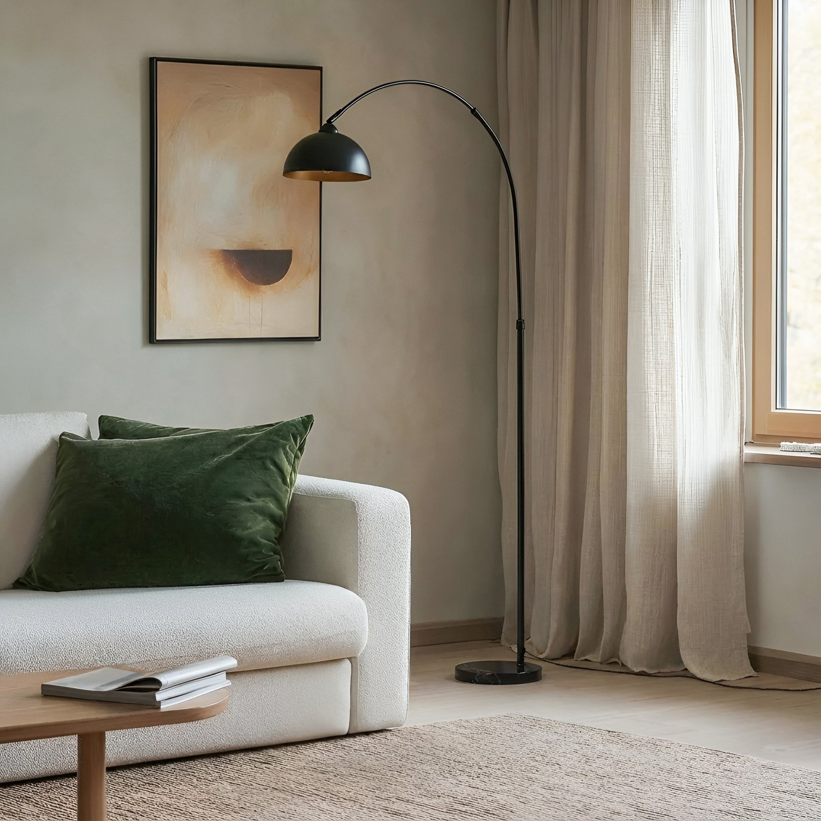 Tonka Floor Lamp Black/Gold - Lindby Tonka Floor Lamp Black/Gold - Lindby