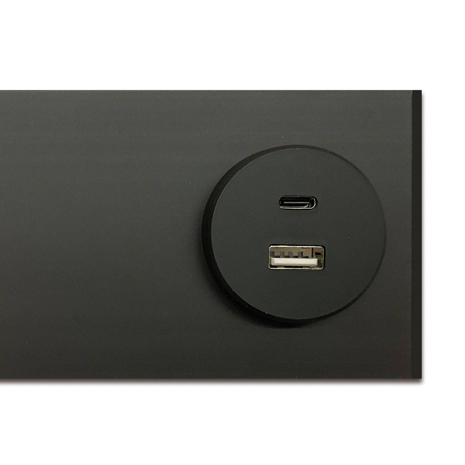 Kinkiet LED Intero-Line, czarny, 120 cm, aluminium, CCT góra/dół