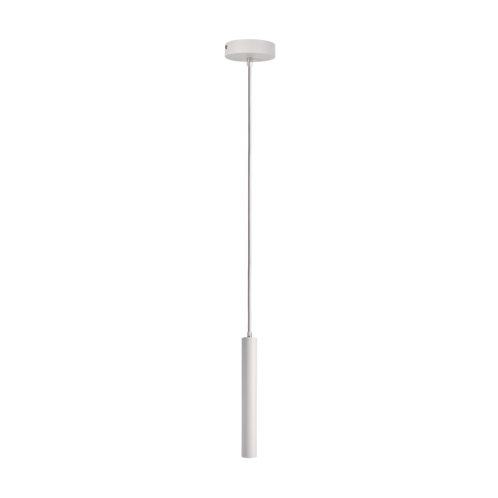Slim LED pendant light, white, aluminium, 2,700 K Slim LED pendant light, white, aluminium, 2,700 K