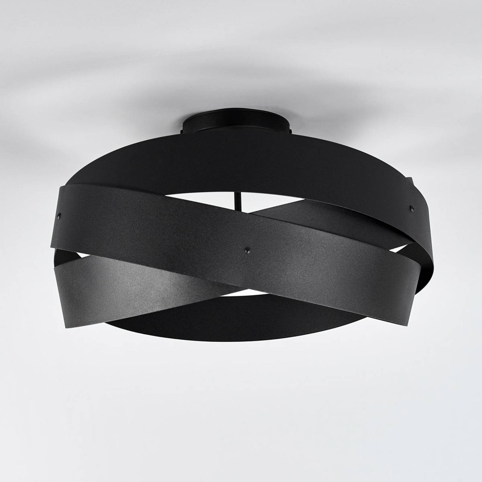 Lampa sufitowa Tornado czarna