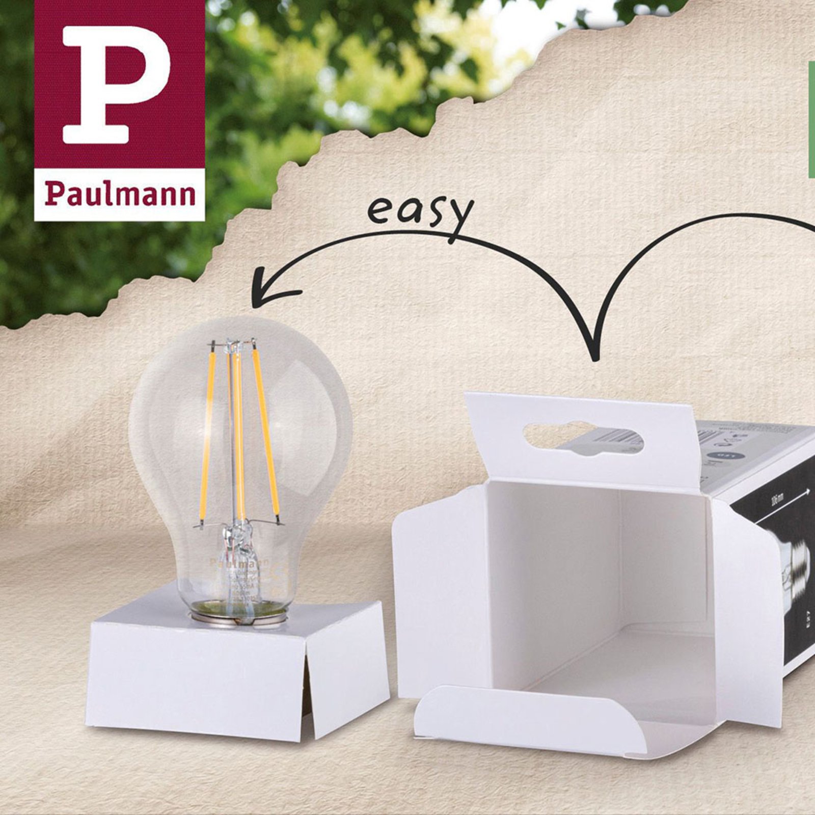 Paulmann-LED-Globe E27 Inner Shape G95 4W kulta