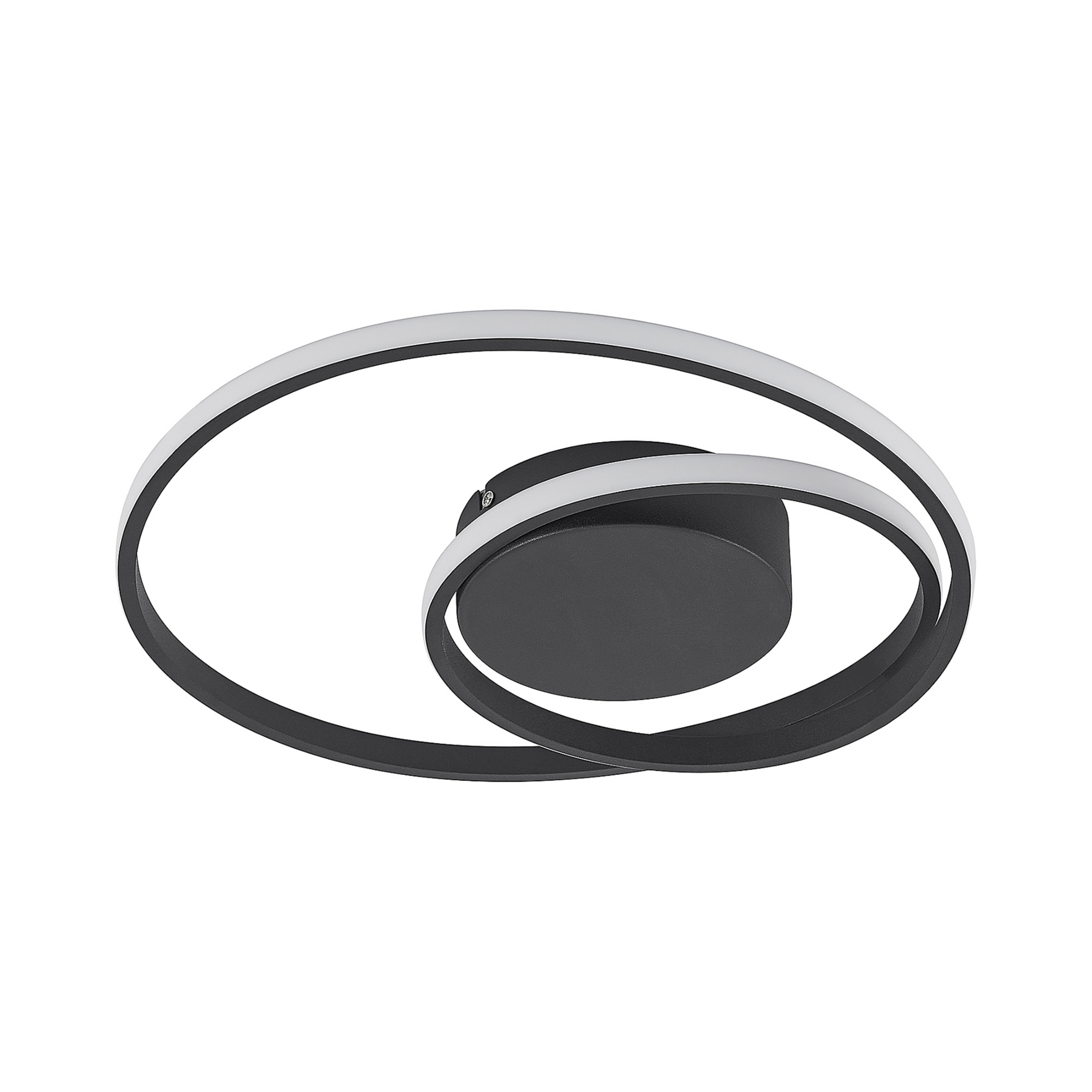 Emisua LED Plafonnier CCT Dim. Black - Lindby