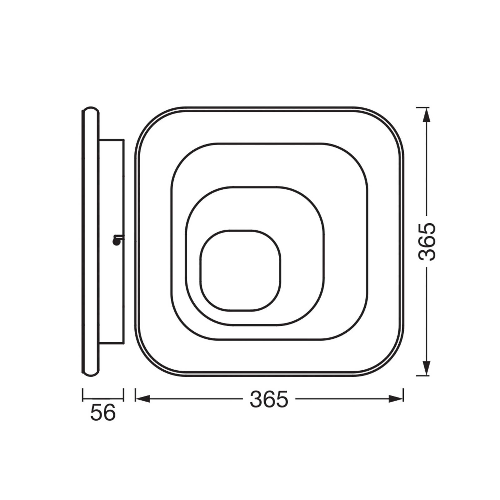 OSRAM LED griestu lampa ORBIS SPIRAL SQUARE, 36 x 36 cm, pelēka OSRAM LED griestu lampa ORBIS SPIRAL SQUARE, 36 x 36 cm, pelēka