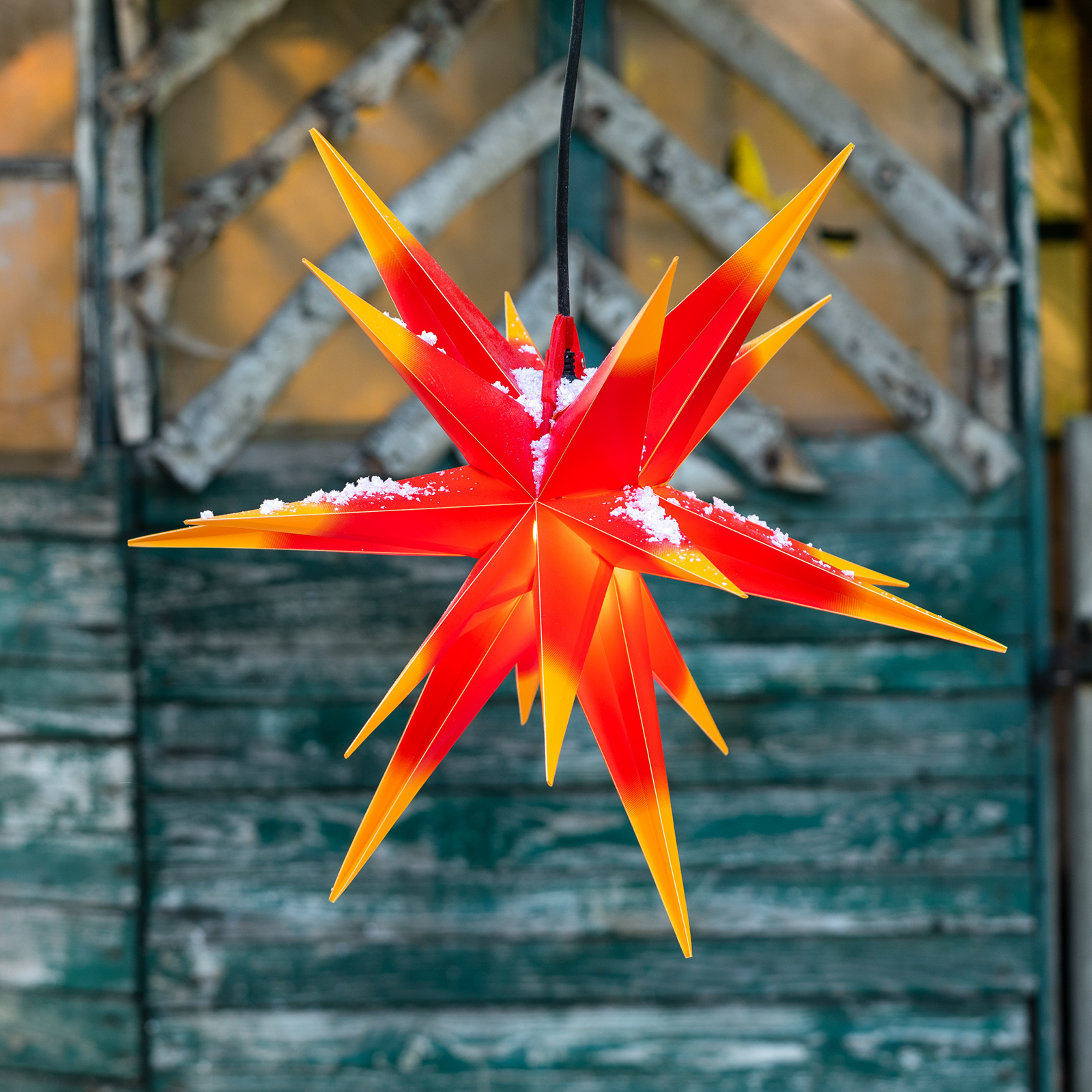 Διακοσμητικό αστέρι για εξωτερικούς χώρους, 18 αιχμές, Ø 40 cm