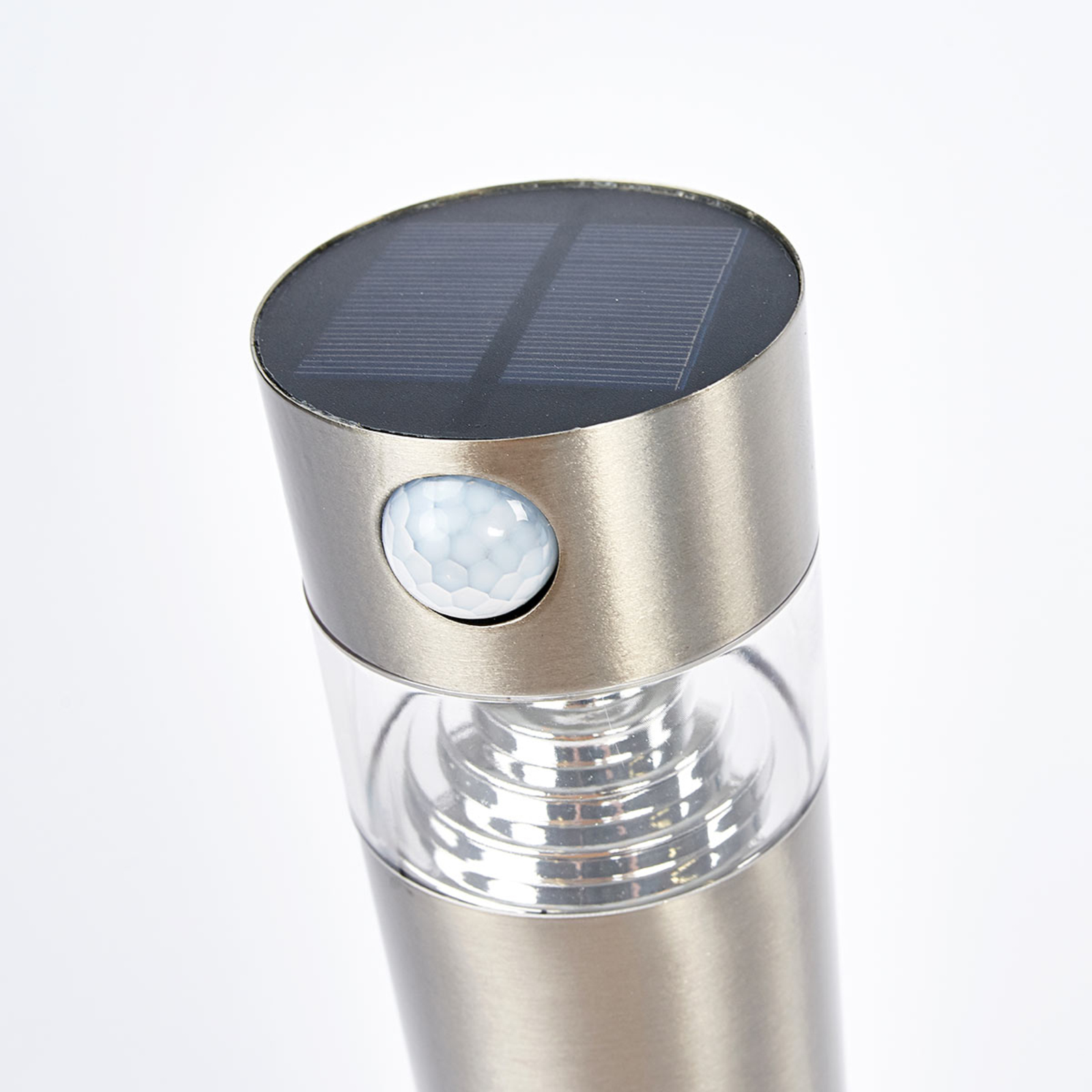 Kalypso - LED sokkellamp op zonne-energie van rvs