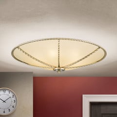 Plafoniera color crema Galina, 56 cm