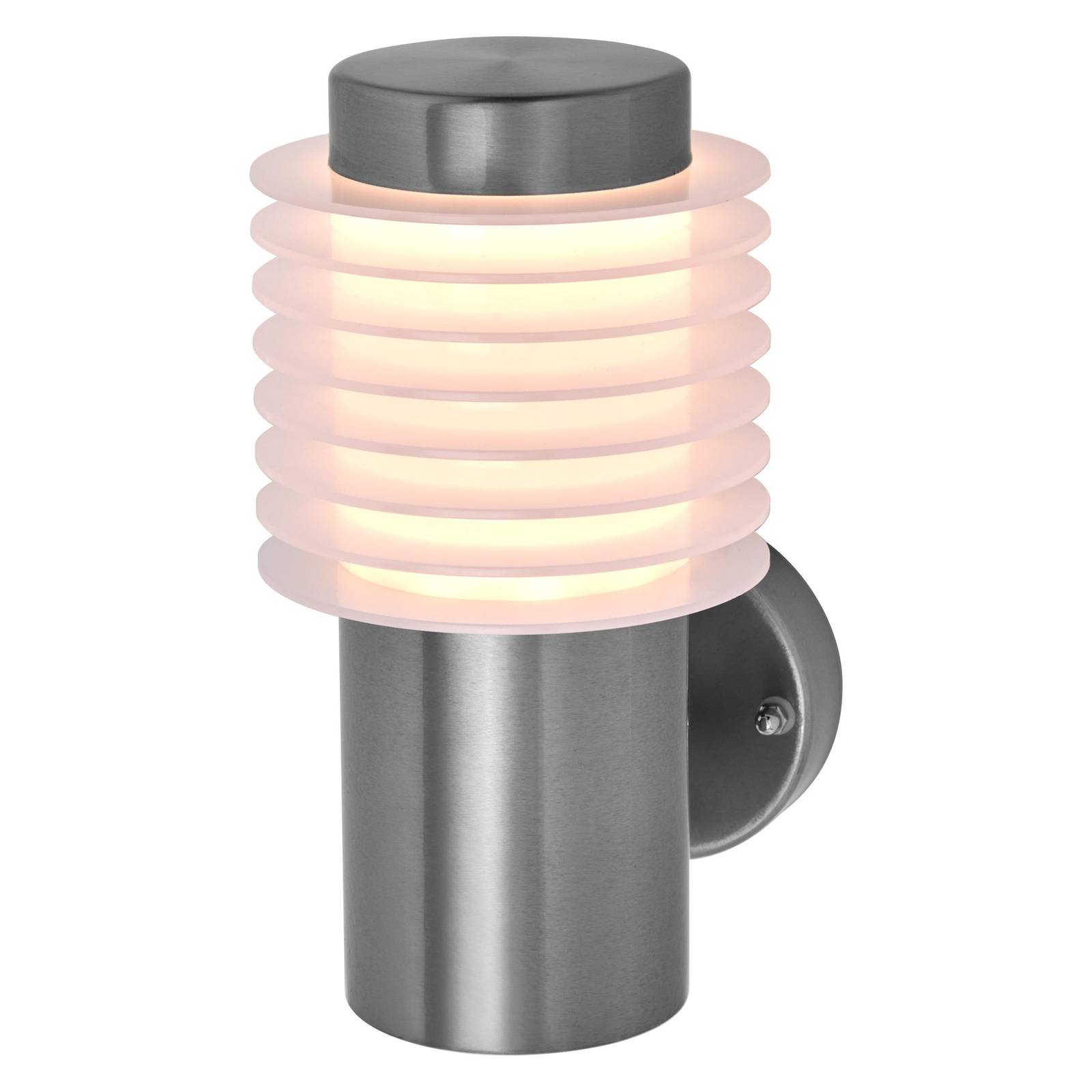 LEDVANCE Endura Style Rondo Wandlamp buiten - alu / grijs / zink - Roestvrij staal - muurlamp buiten - buitenlamp