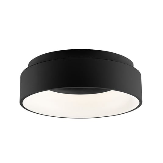 Noah LED ceiling lamp, black, Ø 45 cm, metal, CCT | Lights.co.uk