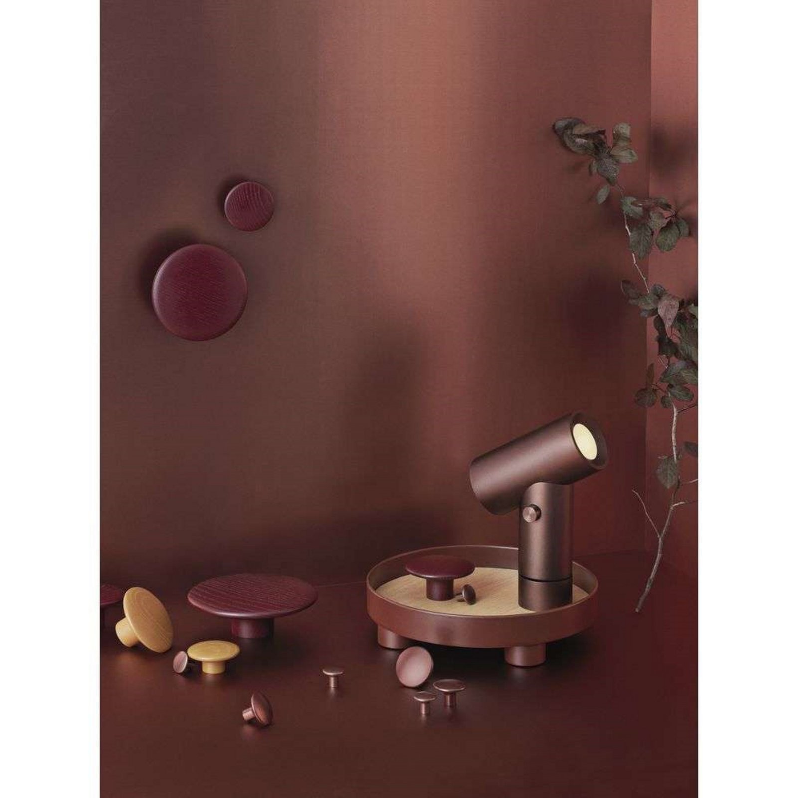 Platform Tray Dark Red - Muuto