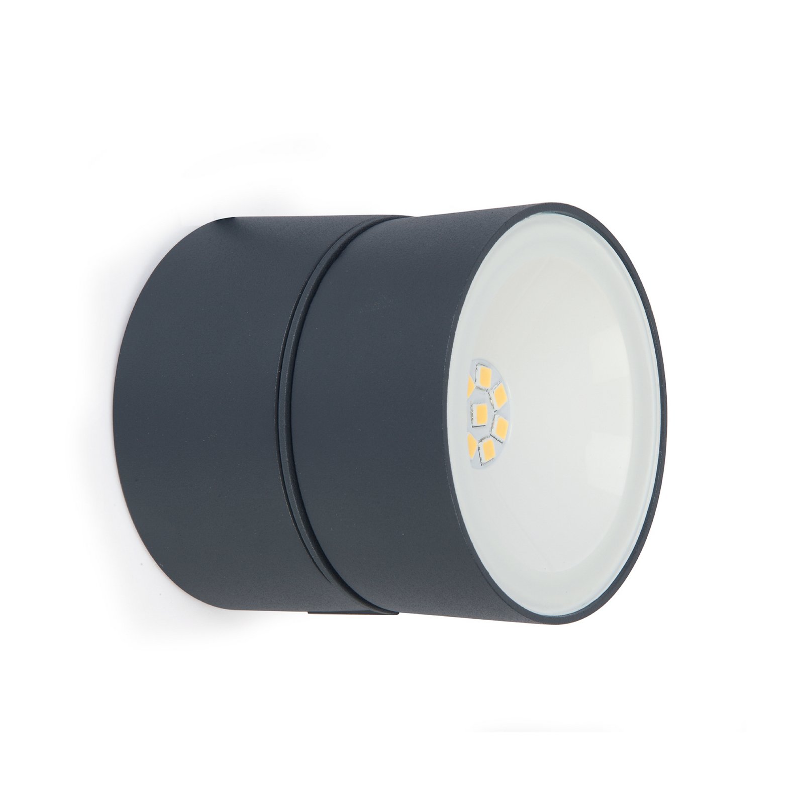 Kinkiet zewnętrzny LED Trumpet, Ø 9,4 cm