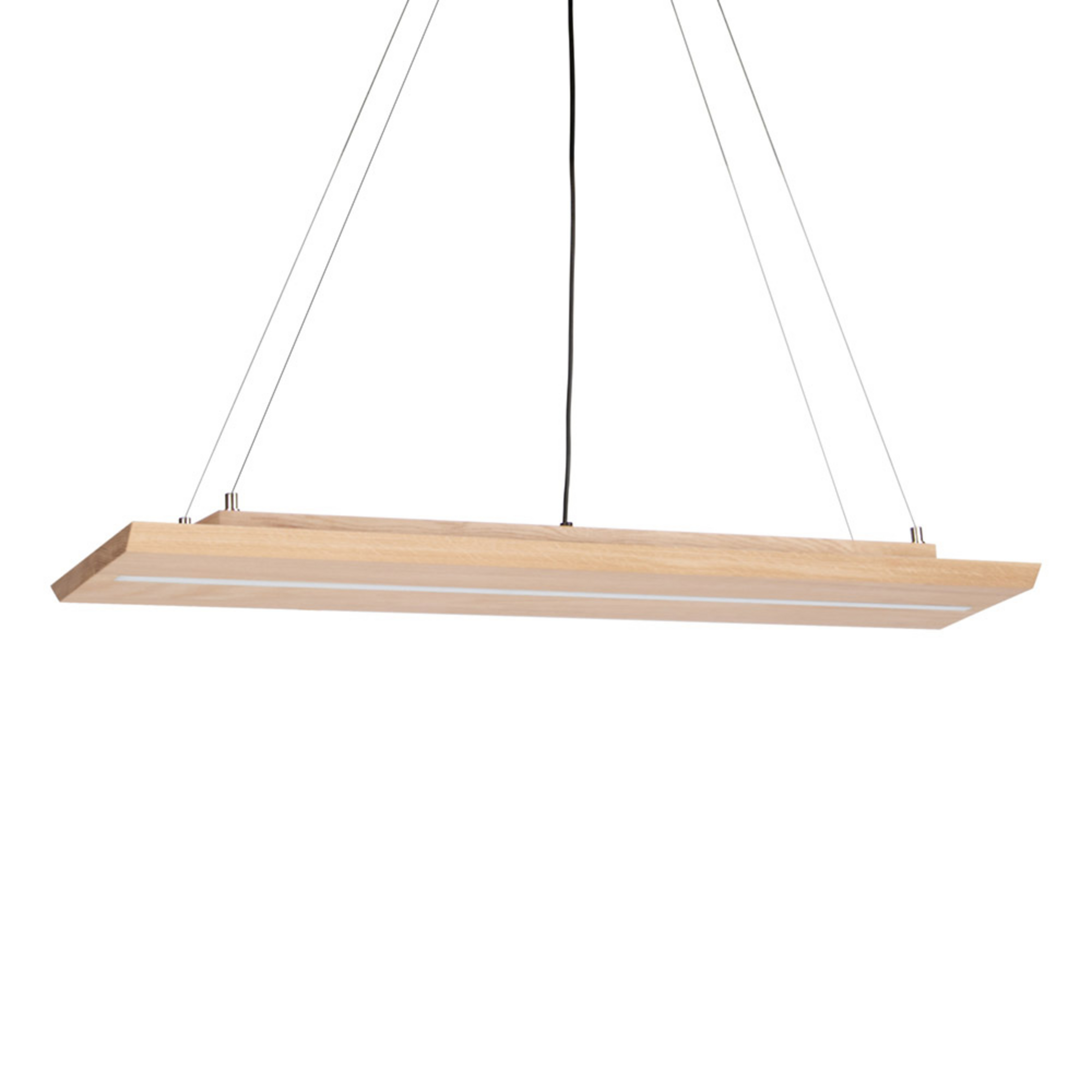 Envostar Tribe lampa wisząca LED, buk olejowany