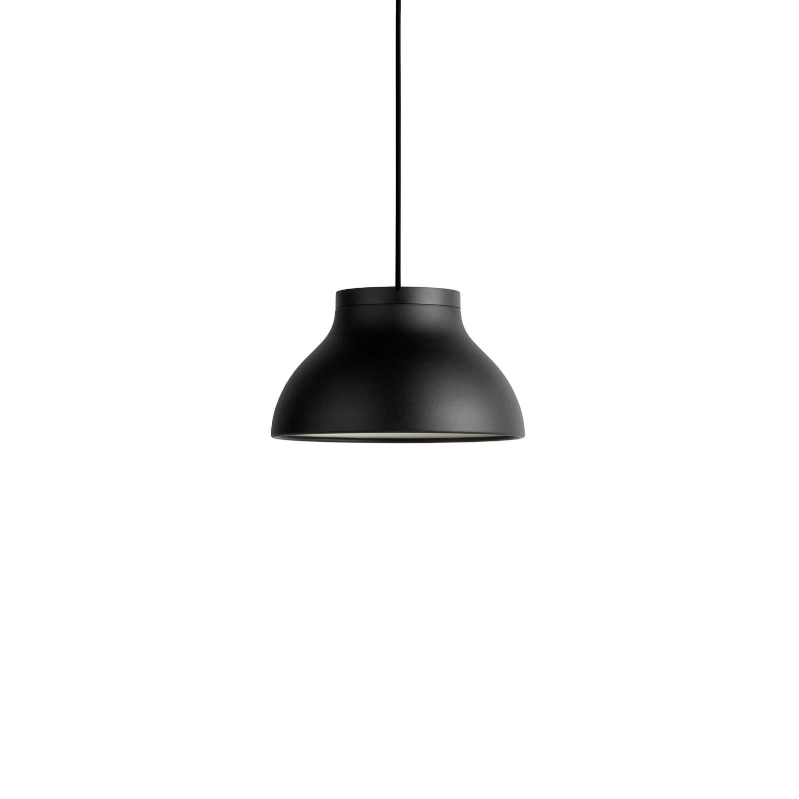 HAY PC Small pendant light with a diffuser, black