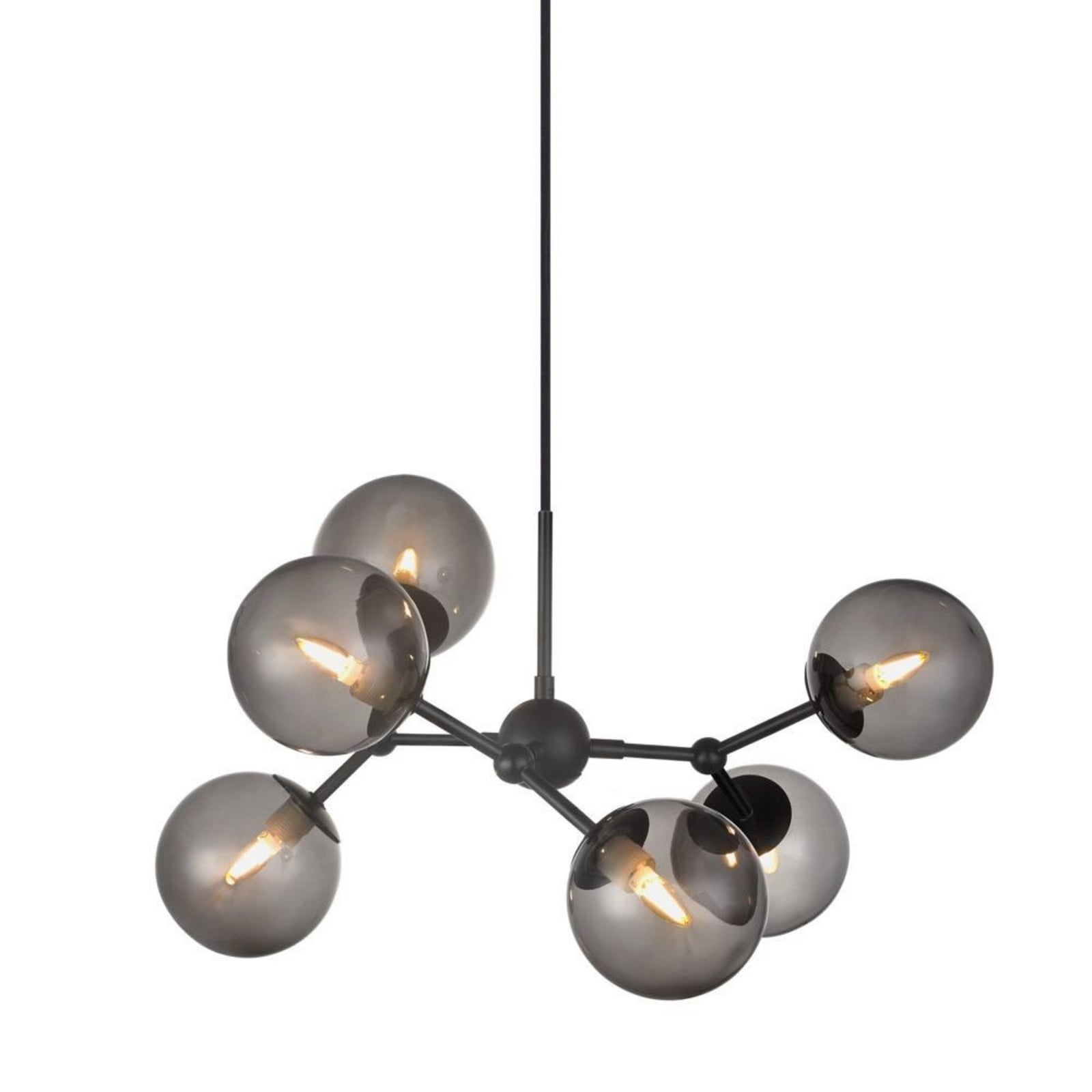 Atom Pendelleuchte Large Smoke Halo Design – Esszimmer – Metall