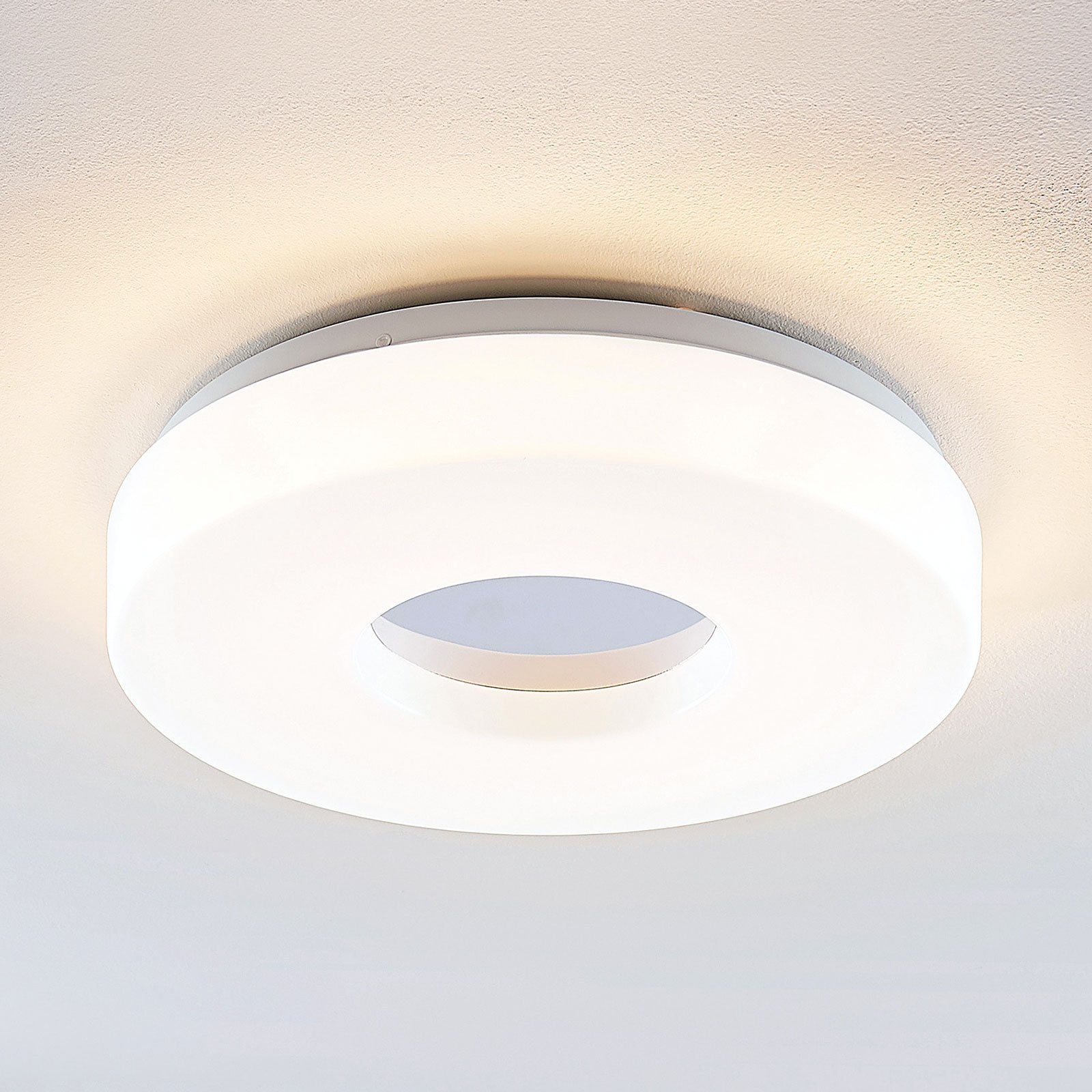 Lindby Florentina LED-kattolamppu, rengas, 34,5 cm