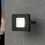 LED-Außenstrahler Faedo 3 in Schwarz
