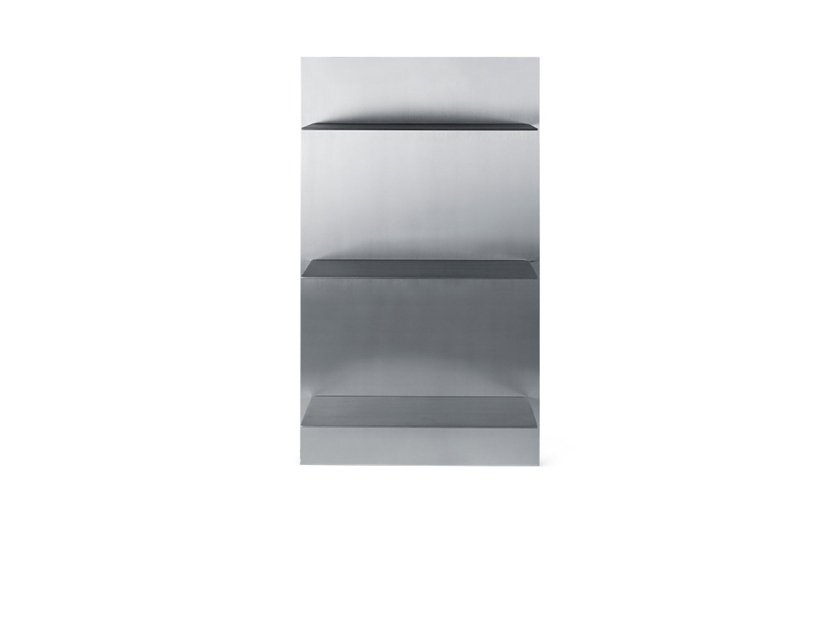 Lager Wall Shelf Triple Aluminium - ferm LIVING