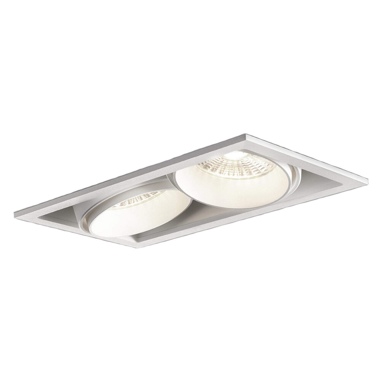 Ghost+ 2 indbygningsspots 18W 2700/3000K hvid LIGHT-POINT - Stue - Metal