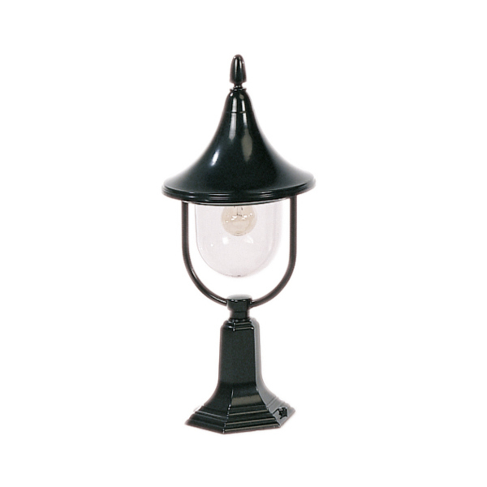 K. S. Verlichting Path light Venetie, black, metal, acrylic, E27, 60 W, energy efficiency: A++, H: 63 cm