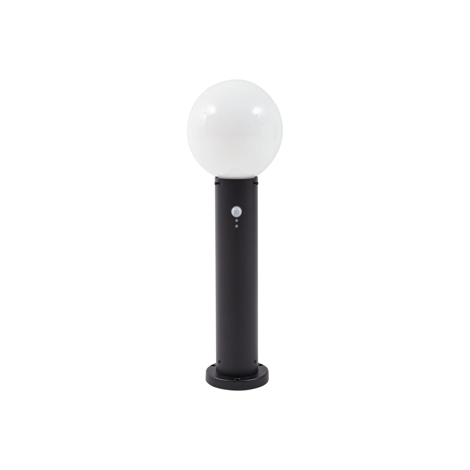 Lindby Βάση φωτιστικού Dangan, μαύρο/οπαλίνα 60cm, γυαλί, αισθητήρας